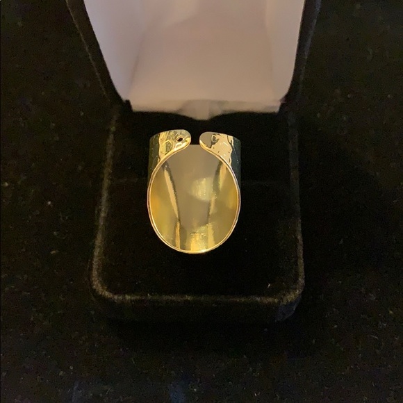 Lavender Druzy Agate Geode Rhinestone Ring - Picture 3 of 4